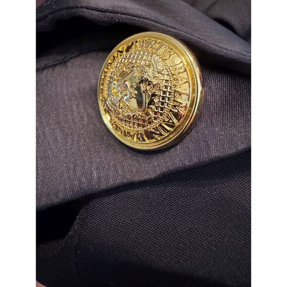 RARE! VINTAGE BALMAIN PARIS KIMONO SLEEVES BELT JACKET BLAZER - Picture 6 of 8